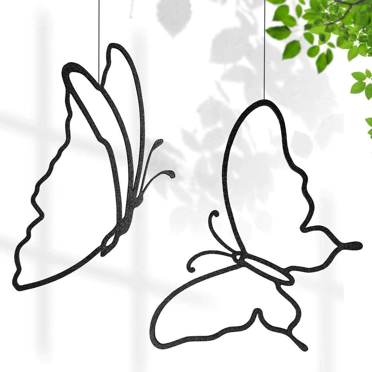 Vlinder om op te hangen, elegant, tijdloos design, raamdecoratie, hangend, modern, hangende raamdecoratie, het hele jaar door, raamdecoratie, lentedecoratie, wanddecoratie, vensterbank