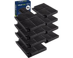 4x Koolstoffilter voor Thermor Type 141 / CHF141/1 (2St.)
