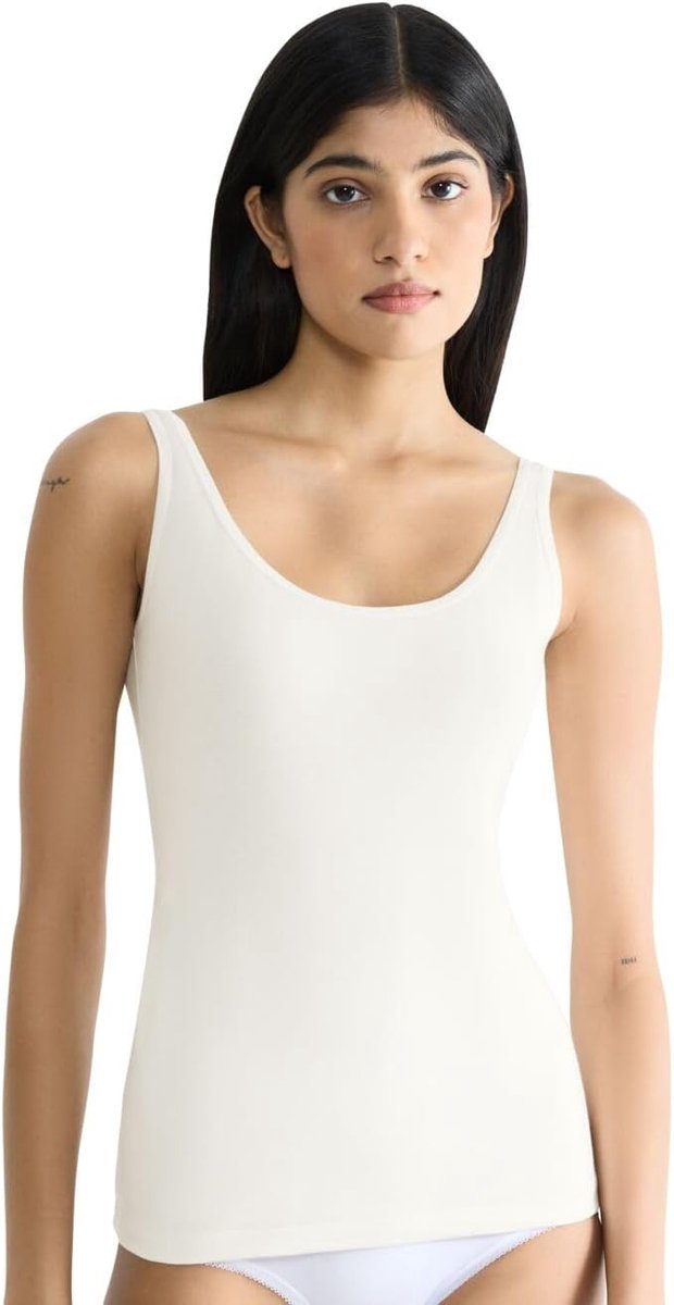 Sloggi GO Daily Cotton Tank Top Silk White, Silk White, M