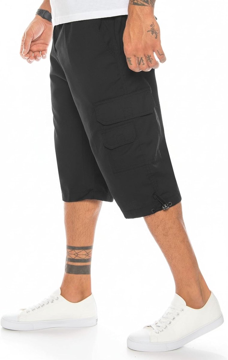Korte broek met elastische tailleband