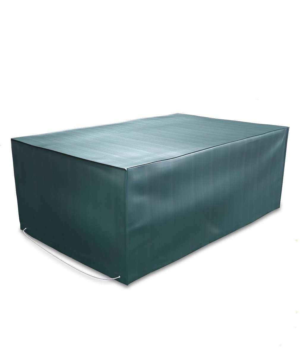 Famanu Beschermhoes tuintafel afdekhoes, groen, 70 x 180 x 120 cm - afdekking voor tuinmeubelen