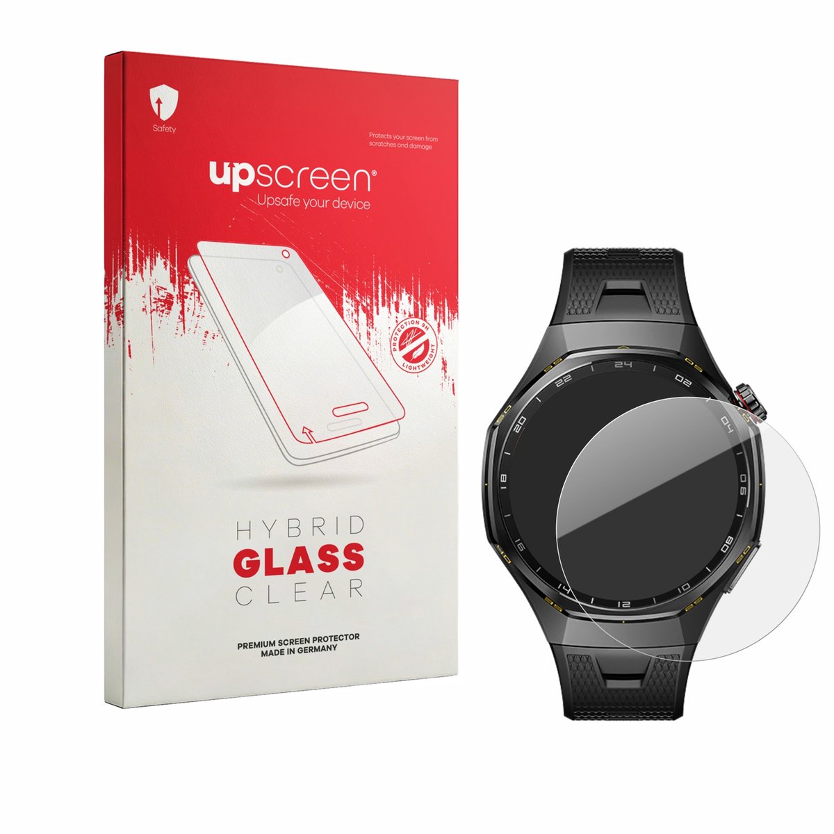upscreen - Screenprotector voor Huawei Watch GT 7 Pro - Folie Beschermfolie Beschermglas transparant