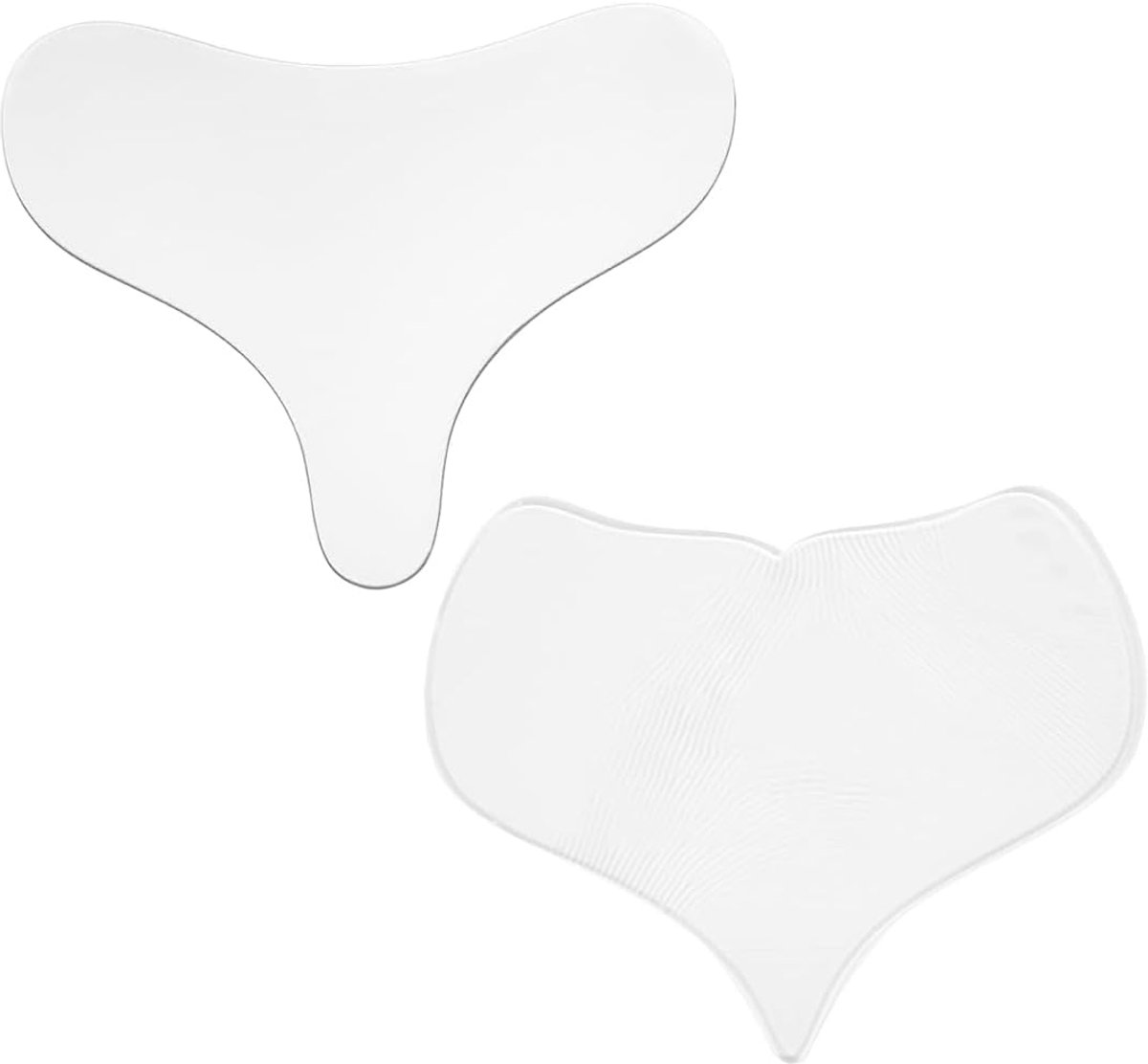 Dailygoods- Anti-rimpelpleisters Set van 2 - Herbruikbare Siliconen Pads - Borstpatches - Anti-rimpel Décolleté - Comfortabele Huidbescherming - Onzic