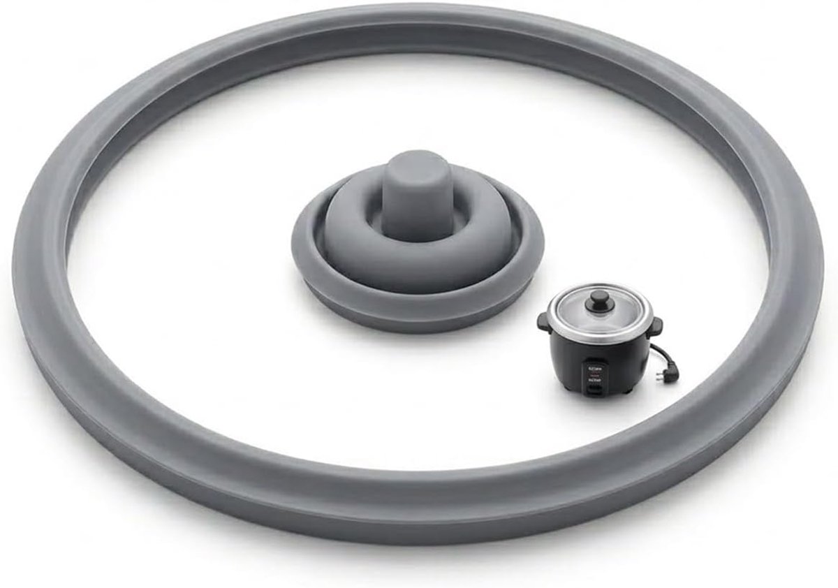 22 cm en afdichting voor kooksignaal voor WMF Perfect, Silit Sicomatic, reserveonderdeel van siliconen voor snelkookpan 3 l/4,5 l/6,5 l/8,5 l, voedselveilig