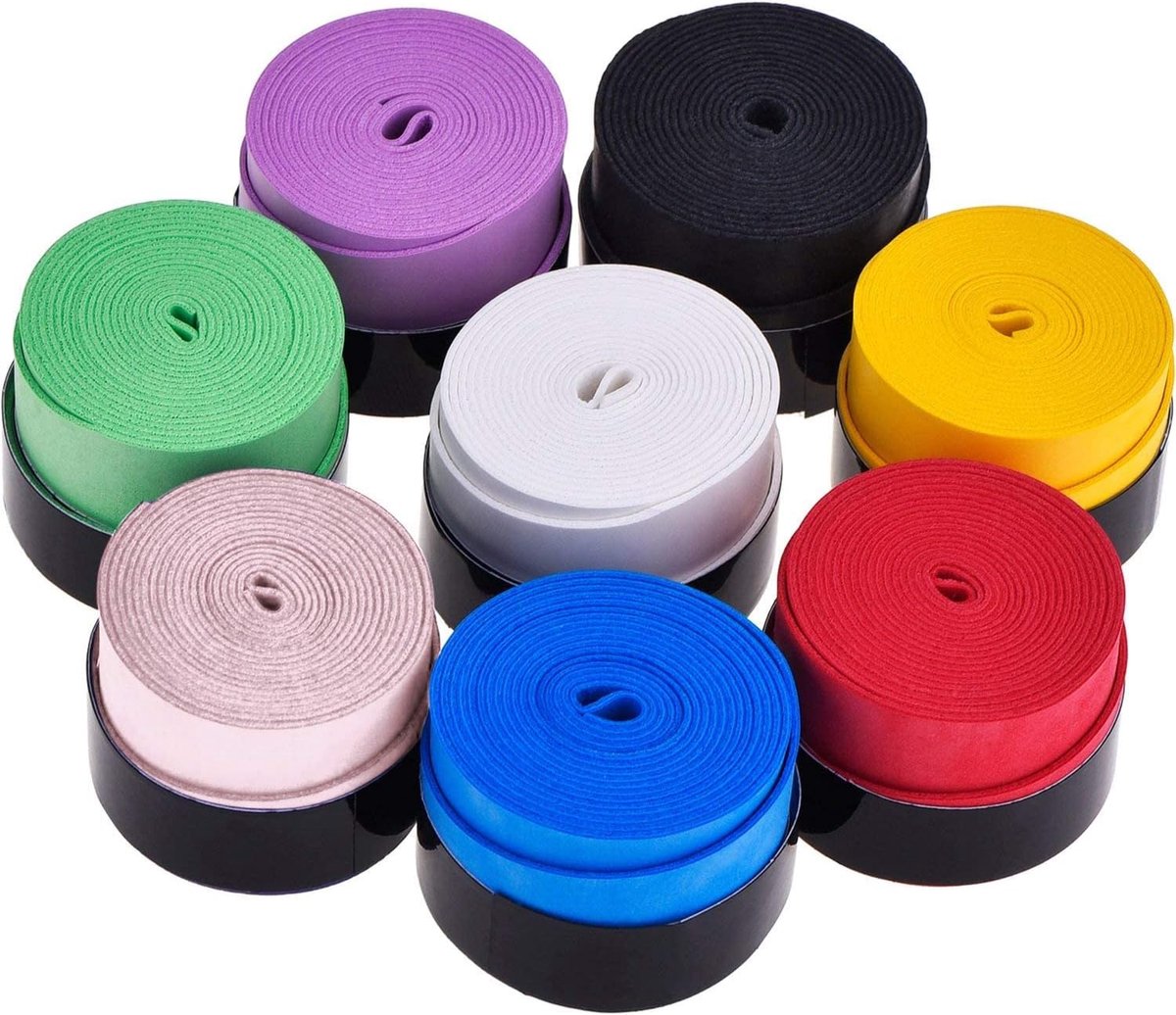 Zalati Tennis Grip 8 stks Tape Badminton Racket Overgrip Anti-Slip en Absorberende Grip voor Outdoor Sport Care