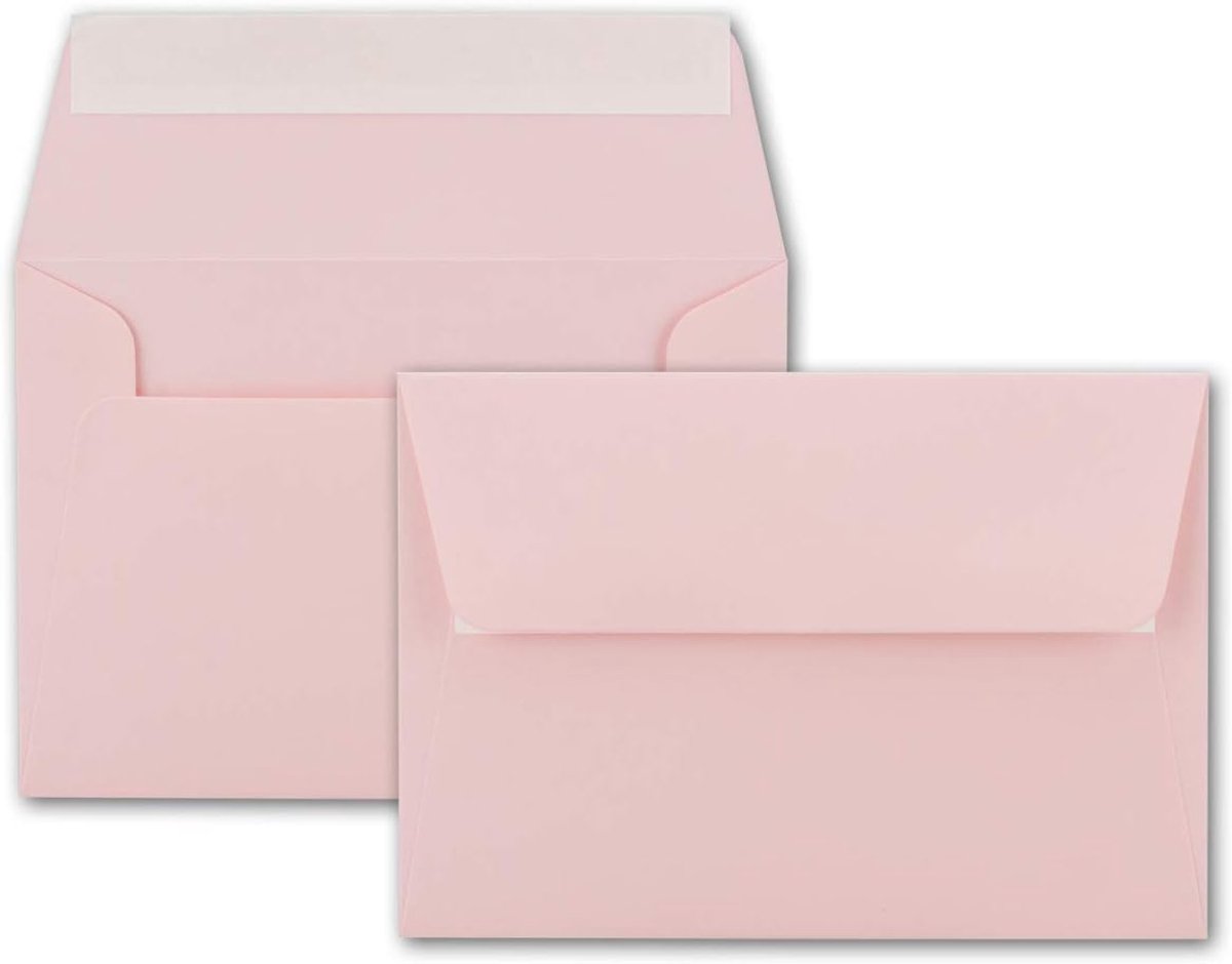 75x B6 enveloppen - 12,5 x 17,5 cm - Zelfklevende sluiting - 120 g/m²