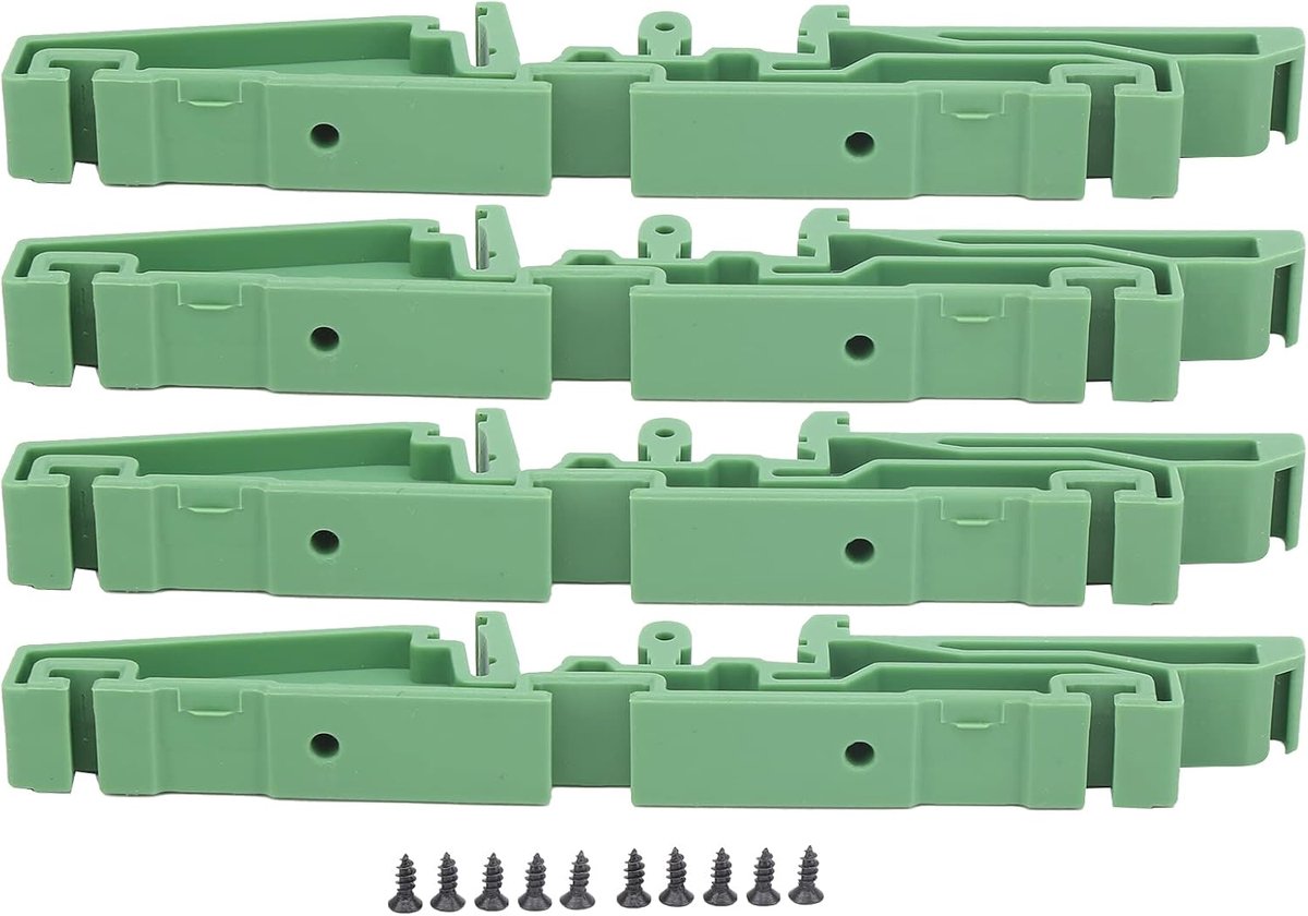 Circuitboard Bevestigingsbeugel Set van 2 - PCB DIN Rail Adapter - Inclusief Schroeven - Voor Circuitboard Installatie