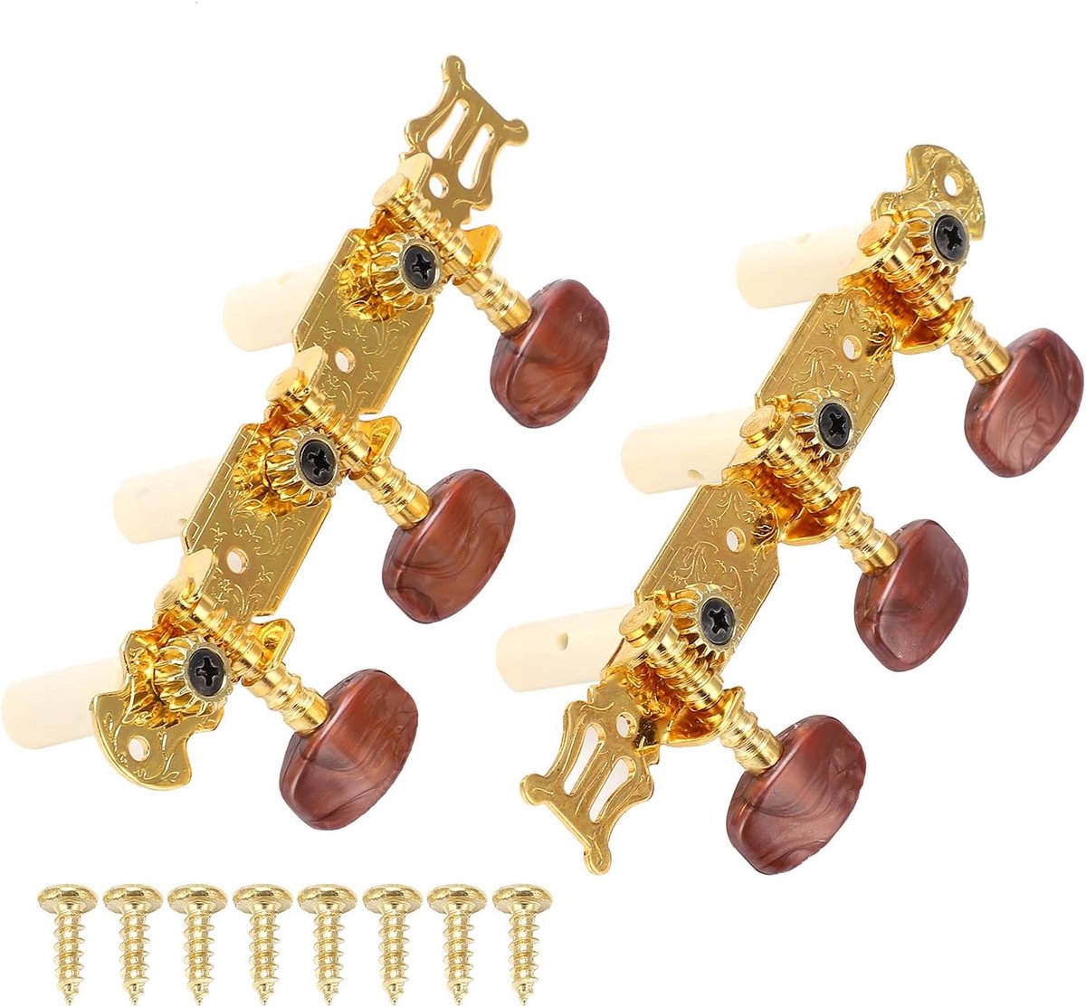Stemmechanieken Tuning Sleutels - Lichtgewicht A3 Staal - Klassieke Gitaar - Muziekaccessoire voor Gitaarstemmen