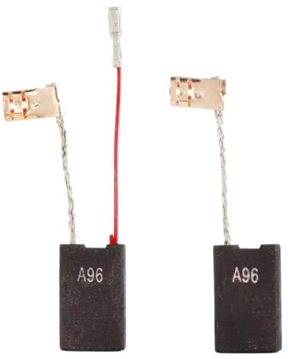 Koolborstels 6,3 x 16 x 26 mm Compatibel met Bosch GSH 11 VC Slaghamer Beitelhamer Vervangt 1617000750 1.617.000.750 Verpakking van 2