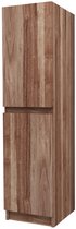 ALONI JUPITER hoge badkamerkast – 35x160x35 cm – Walnoot – Softclose