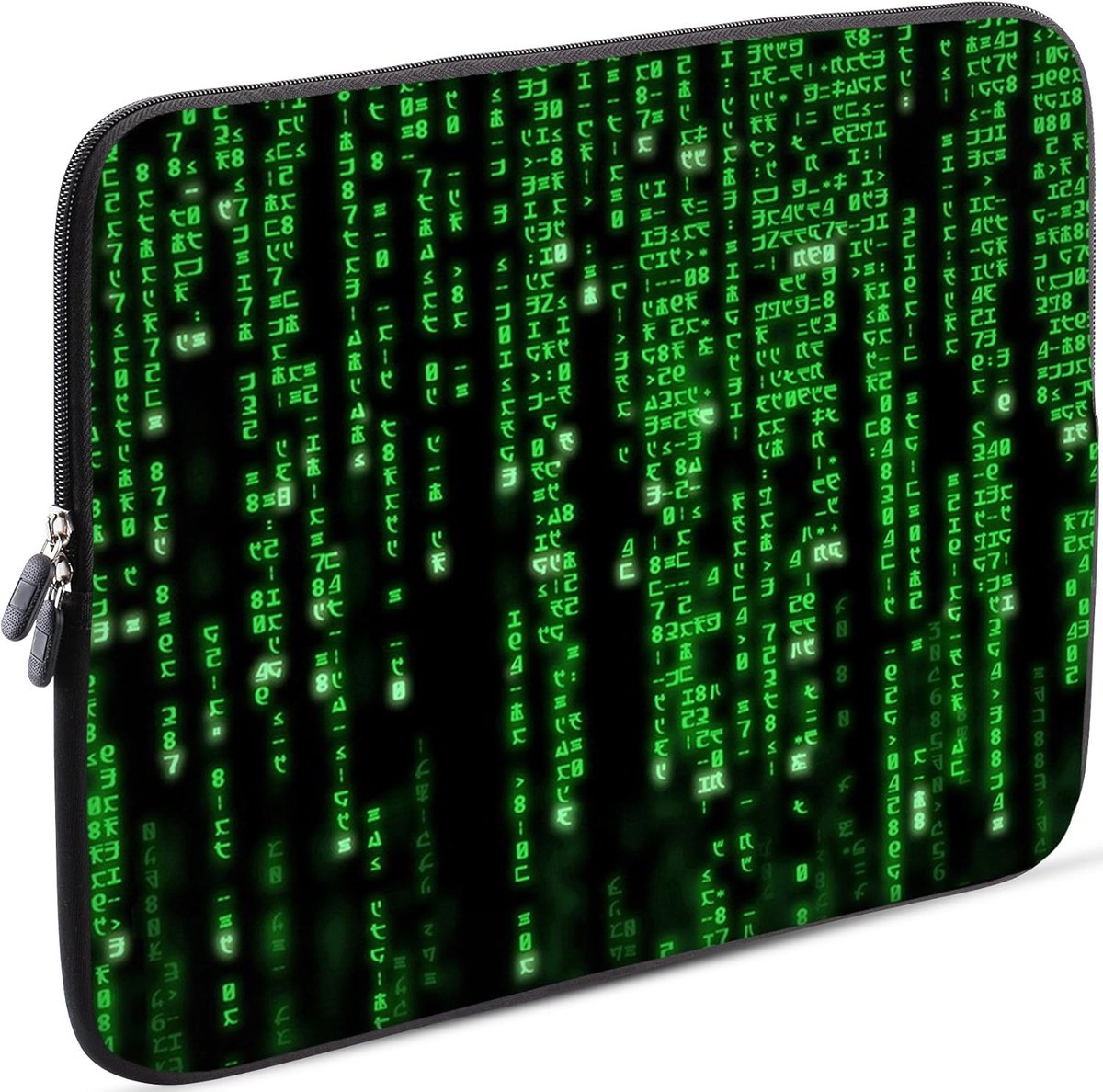 13-13,3 Inch laptophoes - Neopreen Laptoptas Compatibel voor Macbook Pro/Macbook Air/Lenovo, 42 designs om uit te kiezen, groen