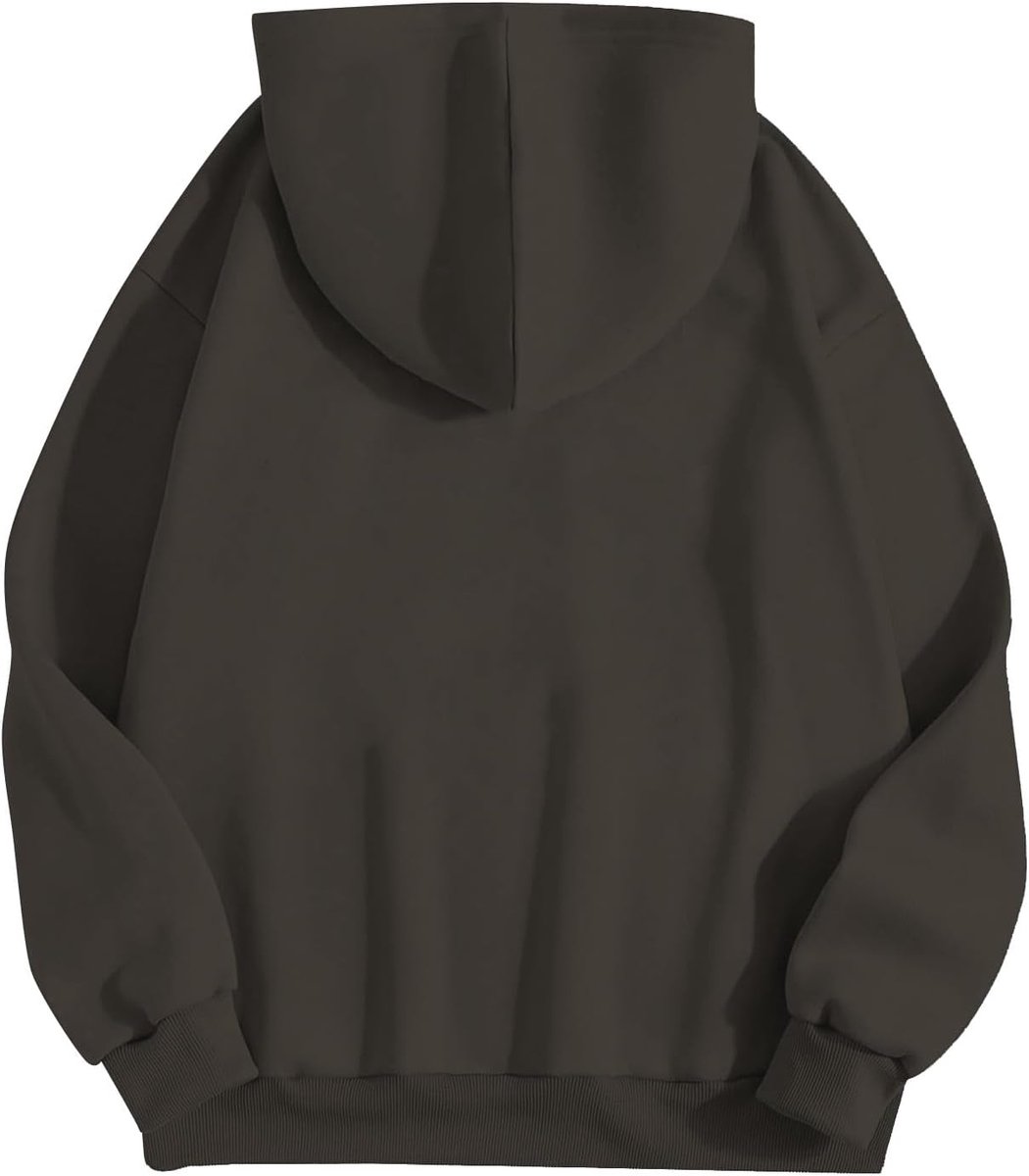 Damestrui met capuchon, oversized, katoen, fleece, grote maat, fleece, dik, comfort, A19