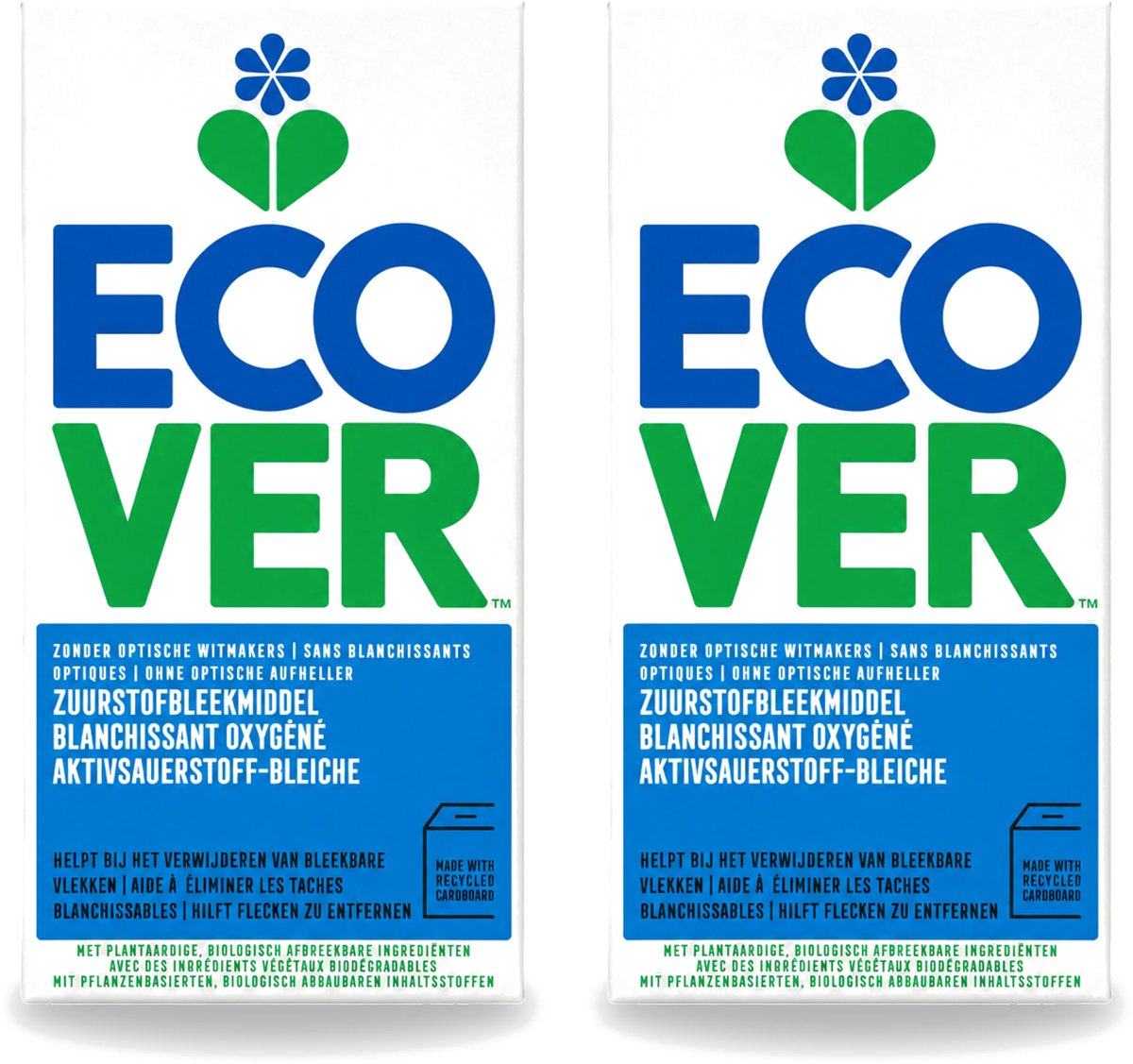 2 x Ecover - Zuurstofbleekmiddel - 400 g - Voordeelverpakking - 2 stuks
