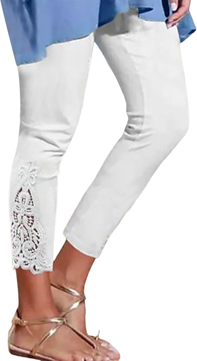 Broek voor dames, zomer, brede broek, vloeiend, hoge taille, katoen, licht, casual, met zakken, strandbroek, ademend, chic, modieus, bohemian, A260