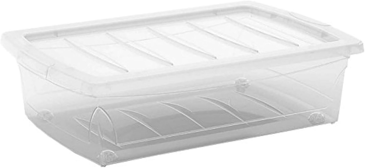 0202 04 Spinning Box 30 liter, transparant, kunststof, 58,5 x 39 x 16 cm