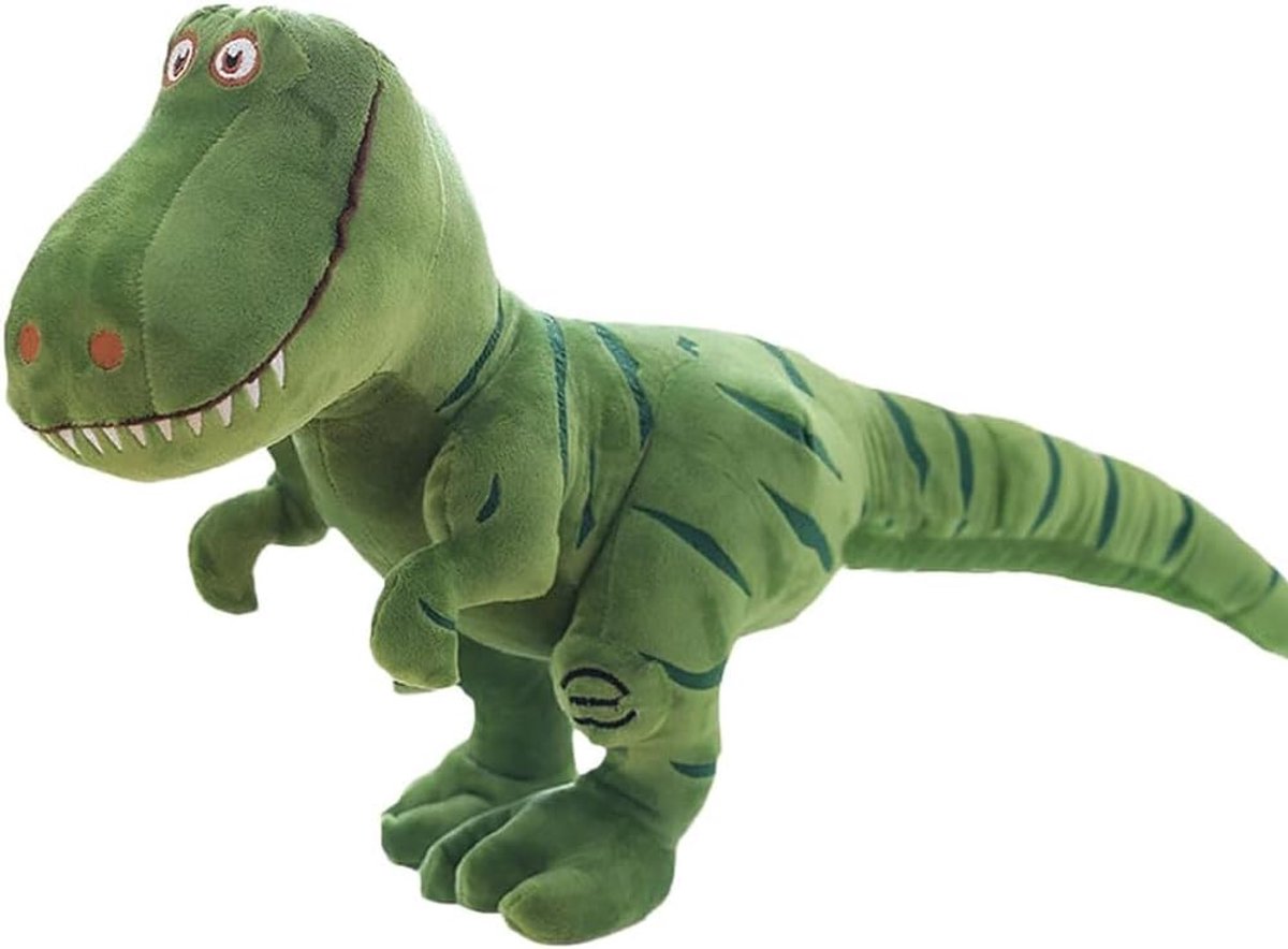Dinosaurus pluche speelgoed, 40 cm tyrannosaurus gevuld dier, zachte knuffelige dino pluche pop, comfortabele pluche metgezel voor kinderen