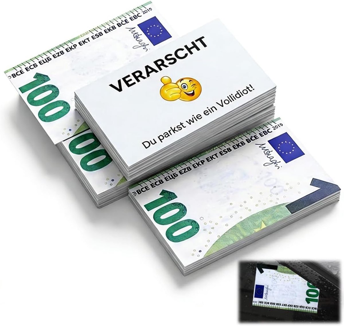50 stuks illegale parkeerkaarten, grappig voor slechte parkeerplaatsen, autogadgets, humor parkeerplaats, 85 x 55 mm