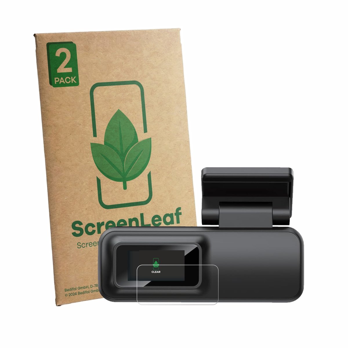 2 Stuks Screenprotector voor WOOLAACOO C5 - Hoogwaardige Beschermfolie transparant