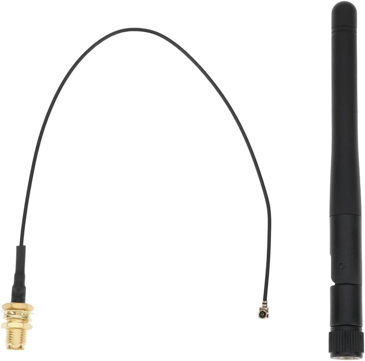 2 sets 2,4/5,8 GHz WiFi-antennekit RP-SMA + MHF4 compatibel met Intel AX200NGW8265NGW9560AC