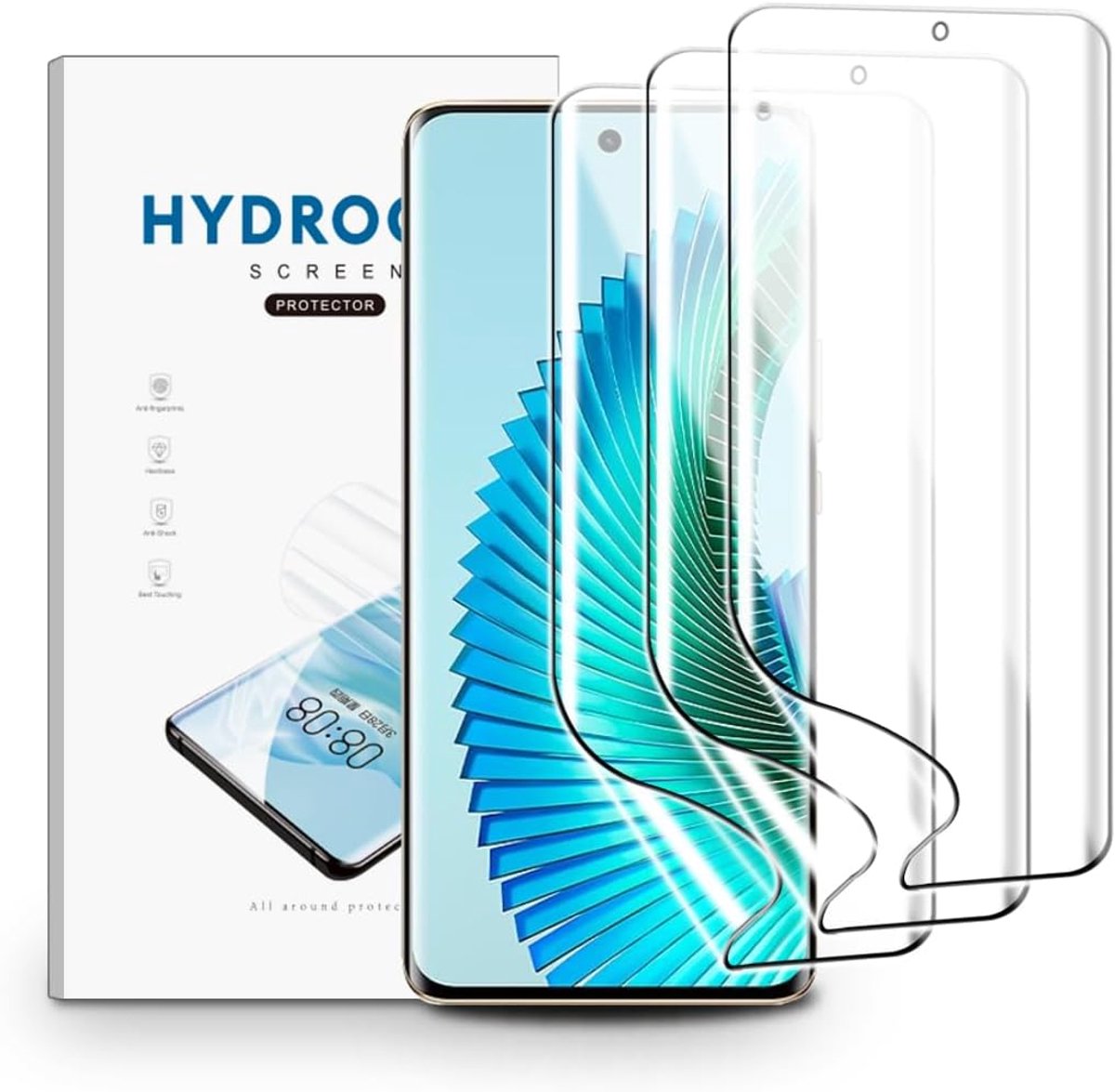 Schermprotector voor Honor Magic 6 Lite, 3 Stuks Schermbeveiliging Ultra Helder, TPU Flexibele Beschermende Zachte Film, Krasvast