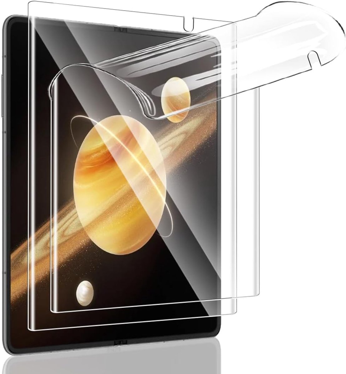 Beschermfolie voor Honor Magic V3, flexibele TPU-folie, 2 stuks [niet-pantserbescherming glas], luchtbelvrij, zacht, krasbestendig, HD TPU voor pantserglas voor Honor Magic V3