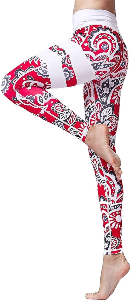 Lange Sportlegging Running Panty Hoge Taille Stretch Fitness Yoga Broek