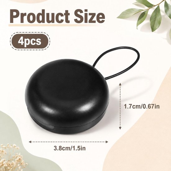 4 stuks oordopjes etui, ear plug case, mini opbergkoffer voor op reis — afbeelding 2