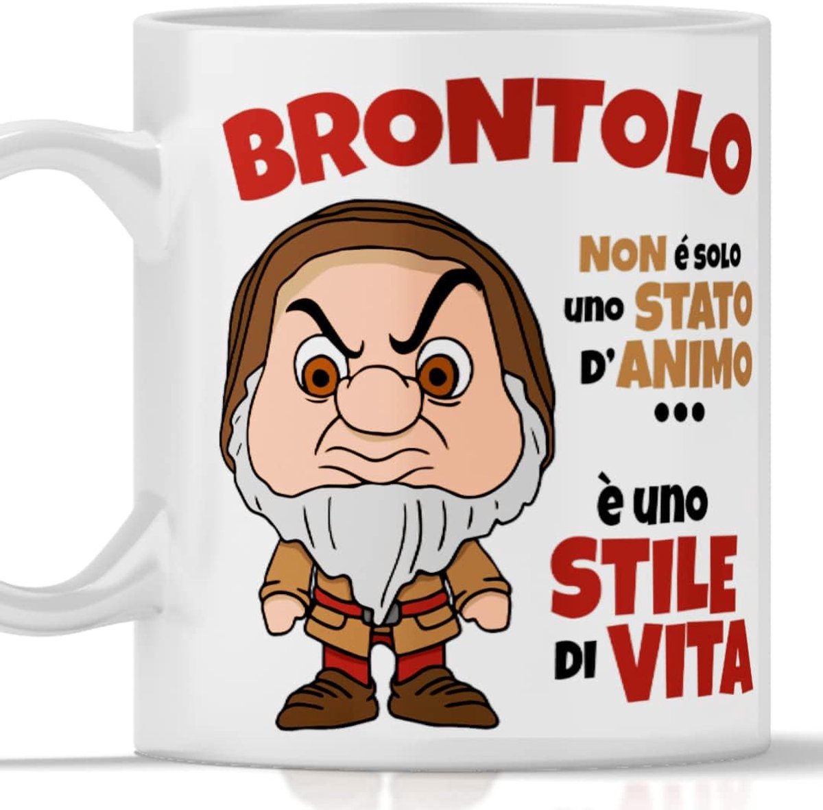 12Print Grappige mok, cadeau-idee voor Kerstmis en elke gelegenheid voor vriendin, vriend, collega, tante, oom en alle familieleden - mok brons, 350 ml