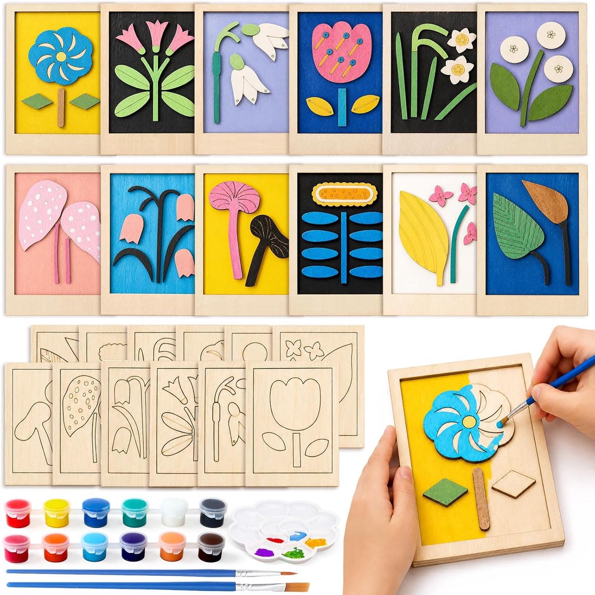 Houten knutselsets voor kinderen