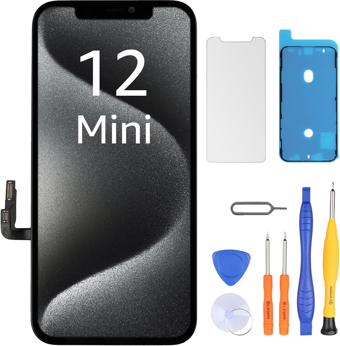 TRADER Scherm voor iPhone 12 Mini 5.4" LCD Vervangend en Kits