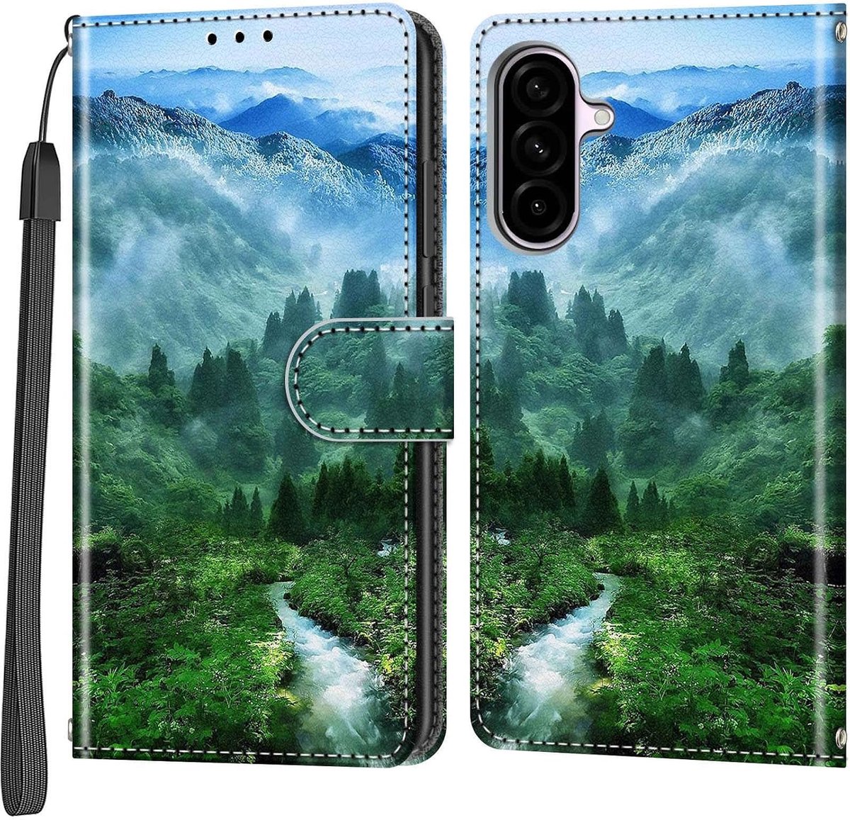 Telefoonhoesje voor Samsung Galaxy A56 5G, het bos