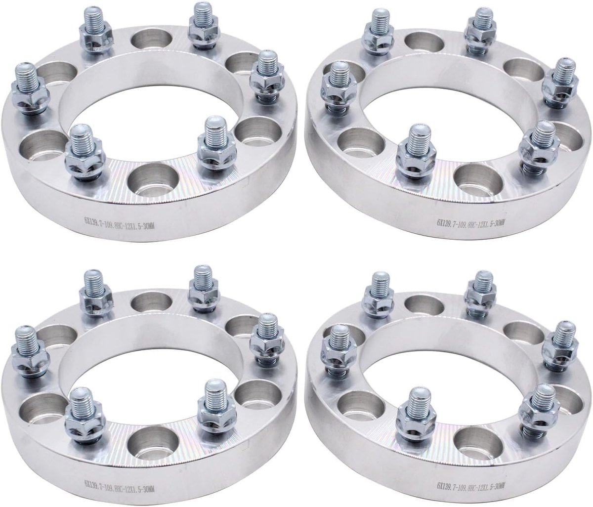 4 x 30 mm, 6 bouten, geschikt voor Ford Ranger, Toyota Hilux, alle bouwjaren