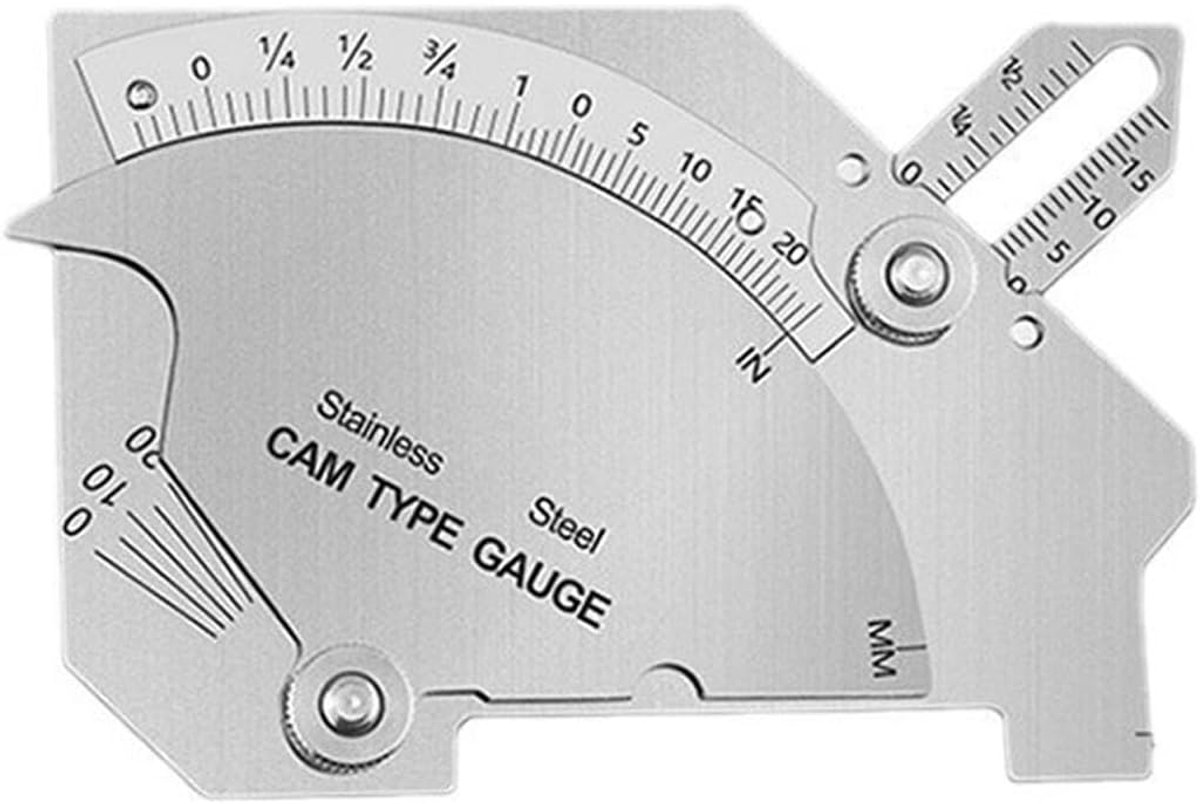 Lasmeter MG 8 IN MM Schaal Lasinspectie Afschuining Hoek Hoogte Breedte Opening voor ketelbrug Scheepsbouw Drukvat