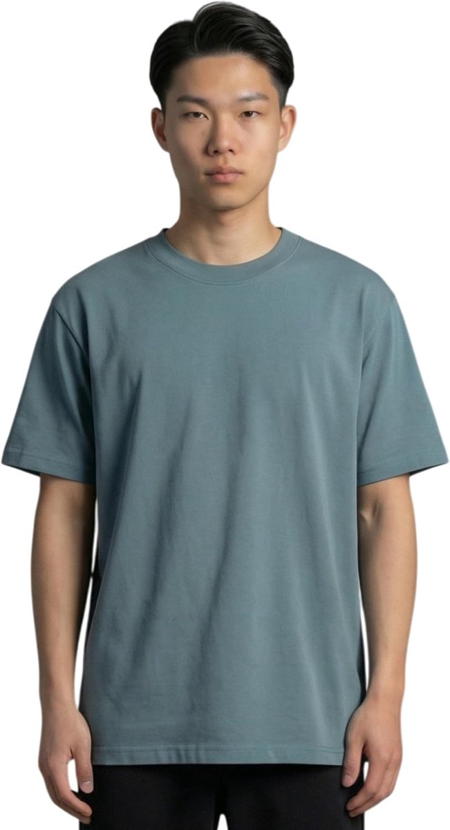T-shirt, 185 g/m², 100% gekamd katoen, voor dames en heren, korte mouwen