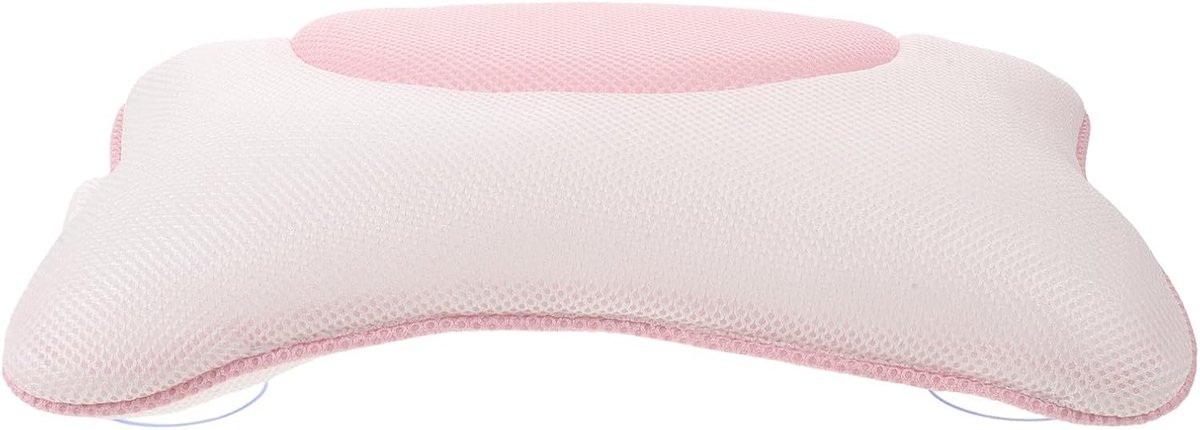 Mesh Spa Badkussen met Antislip Zuignappen Ventilerend Droog Badkussen voor Nekondersteuning Flexibel voor Meeste Badkuipen