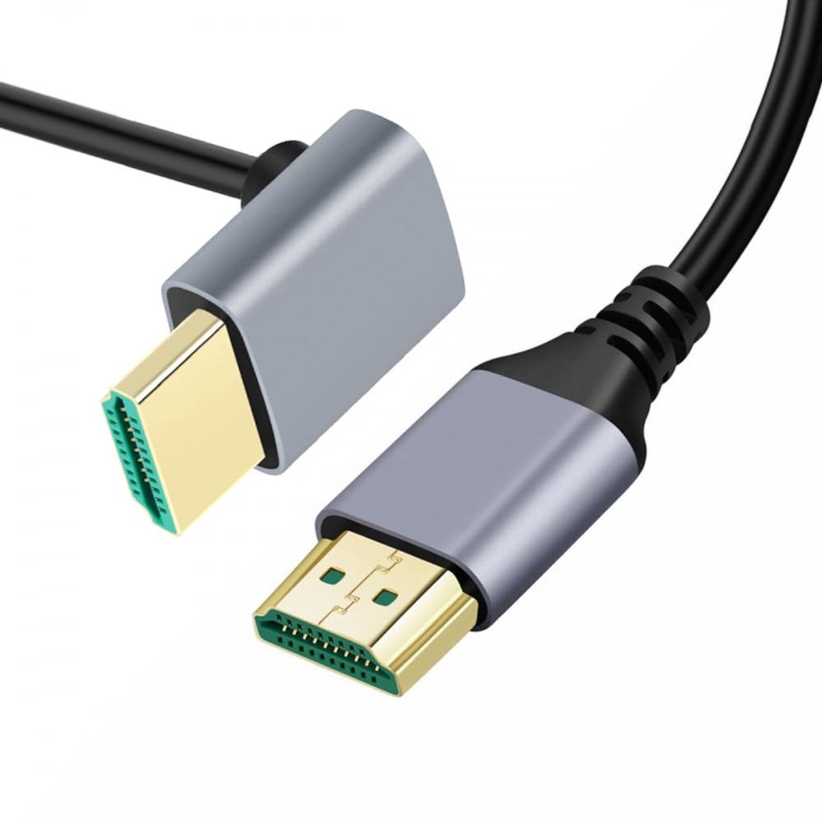 8K Kabel HDMI 2.1 Ultra Dunne HDTV Kabel 8K 4K Hyper Super Flexibele Slanke Cord Hoge Snelheid Type-A Mannelijk naar Mannelijk voor Computer HDTV 100cm