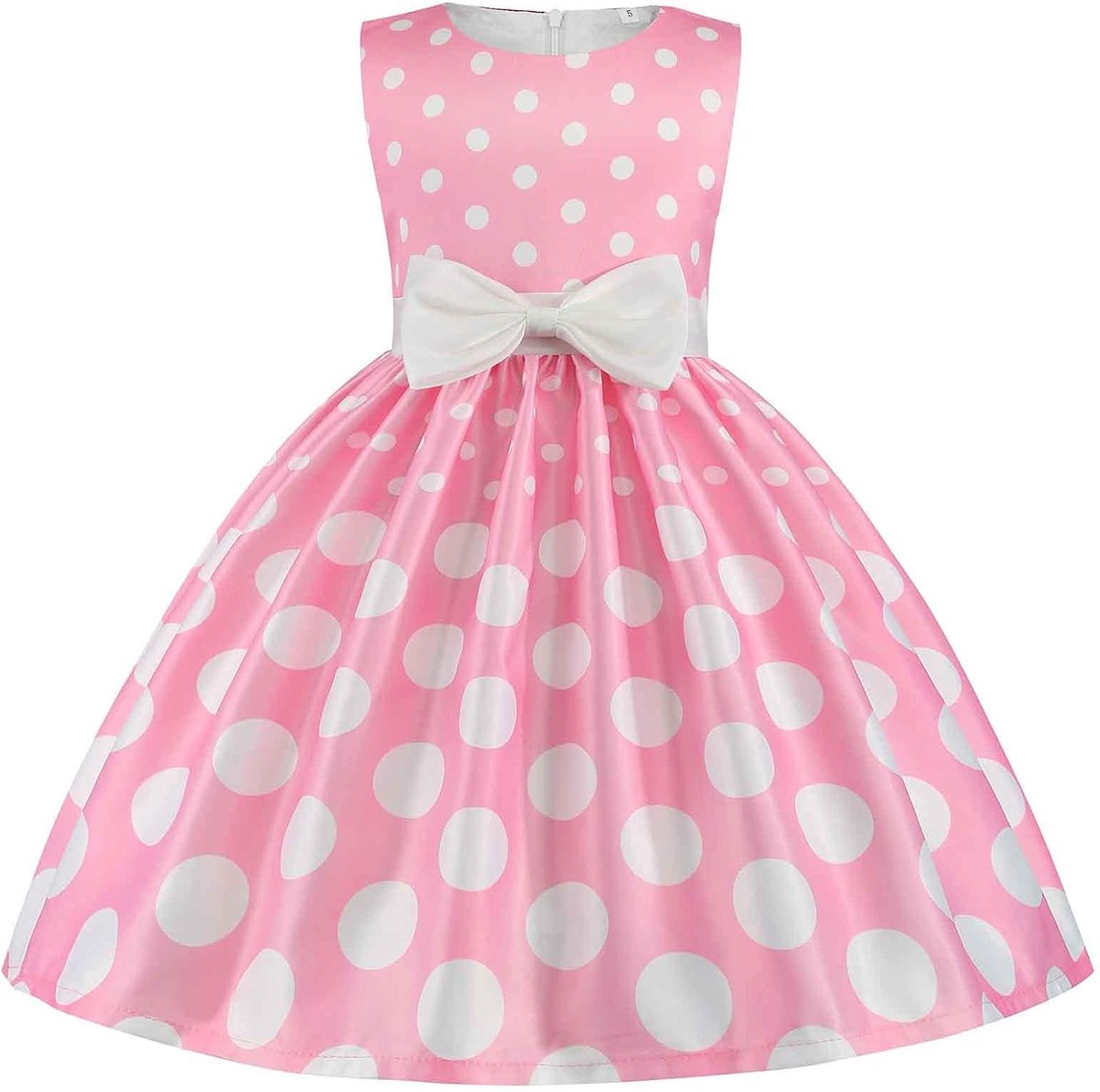 Prinsessenjurk voor meisjes, ceremonie, avond, bruiloft, verjaardag, lange jurk, satijn, pailletten, vintage, korte mouwen, kinderen, koningin, gala, communie, chic, A100
