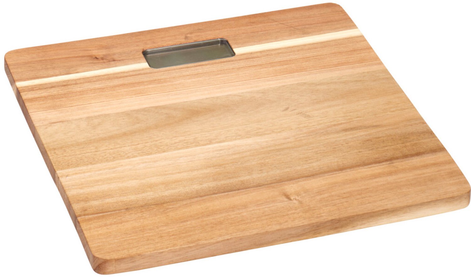 Bathroom Solutions - Badweegschaal, 30 x 30 x 3,2 cm, acaciahout