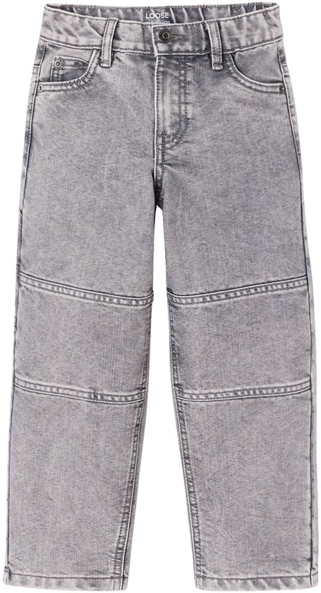 Cargojeans voor jongens denimgrijs