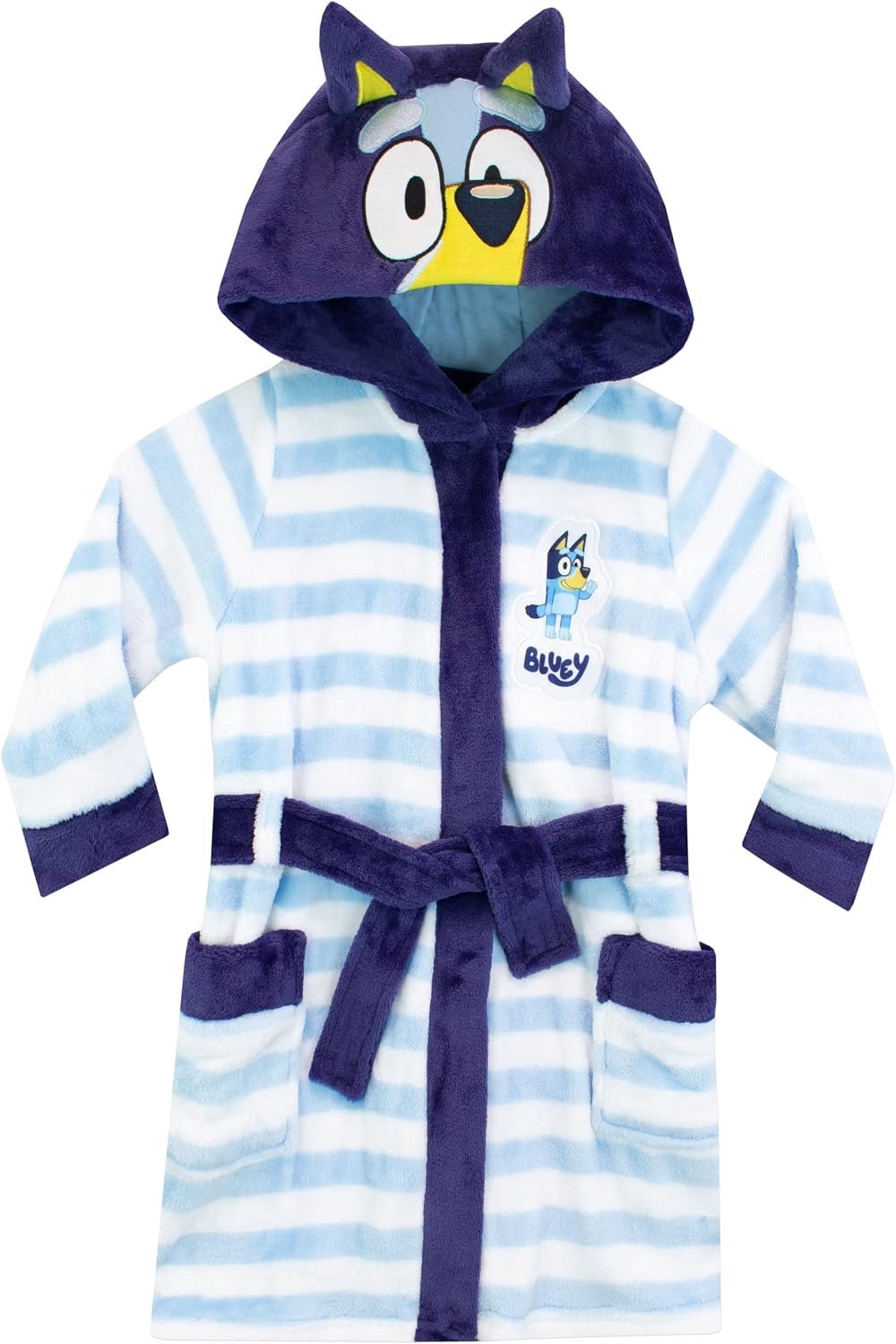 Bluey Kinderbadjas met Capuchon en 3D Oren - Officiële Merchandise