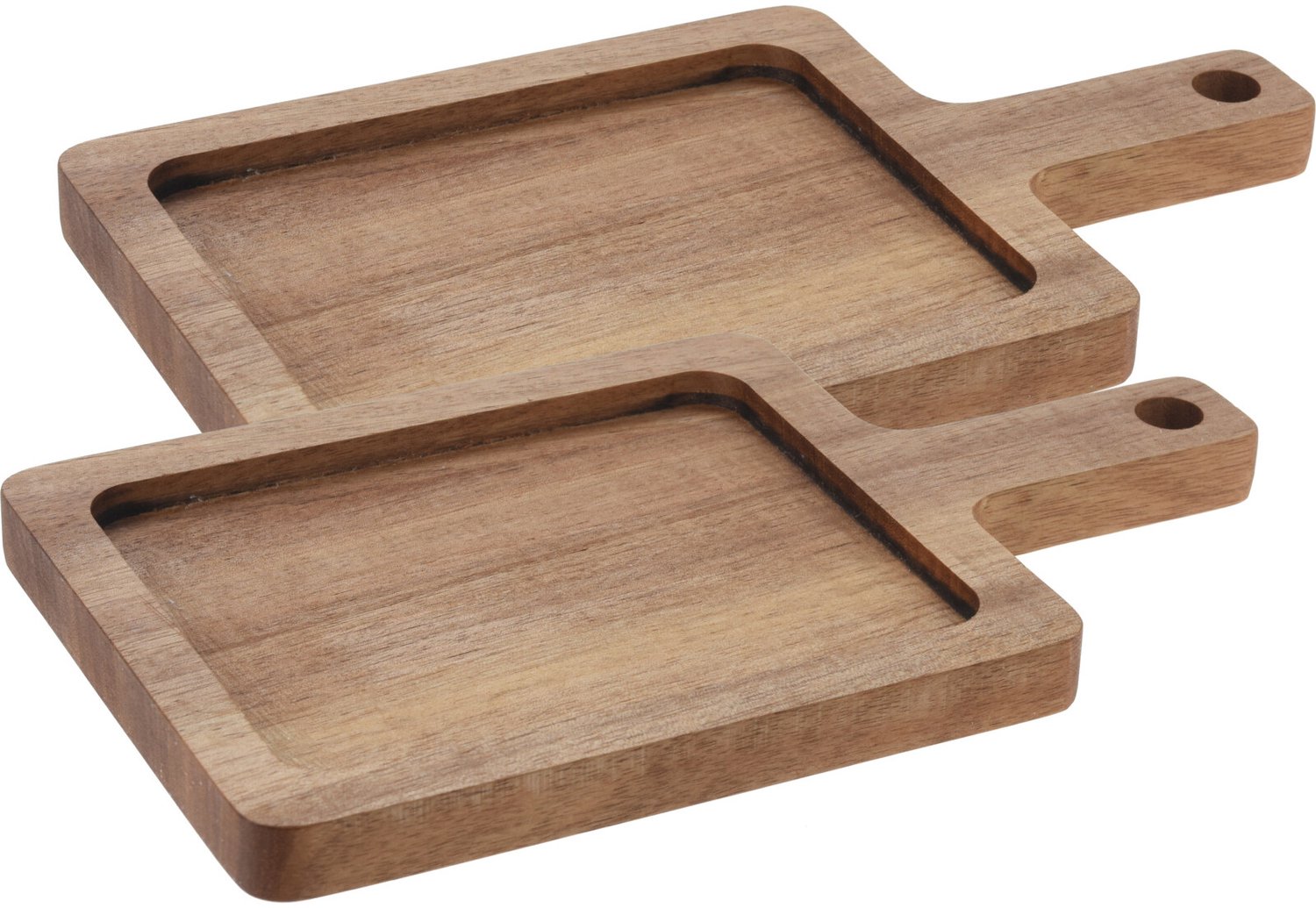 EH Excellent Houseware - Serveerplank van acaciahout, 2 stuks