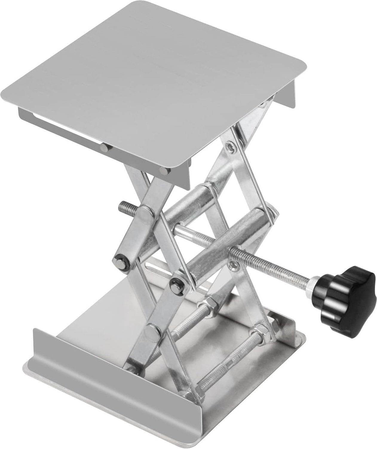 Lab schaarbok 100 x 100 mm - roestvrijstaal - 5 kg capaciteit - ideaal voor laboratoriumgebruik - Vemera