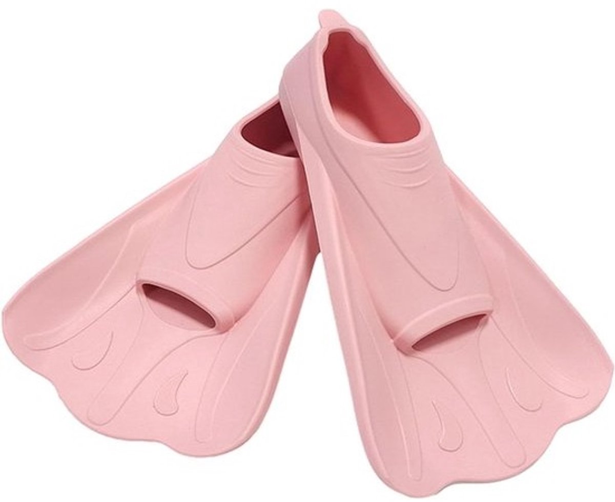 Zwemvliezen Kinderen - Duikvinnen Snorkelvinnen - Zwemtraining Verbeteren - Comfortabele Voetbescherming - 37.1 x 17.4 x 10.6 cm - Roze