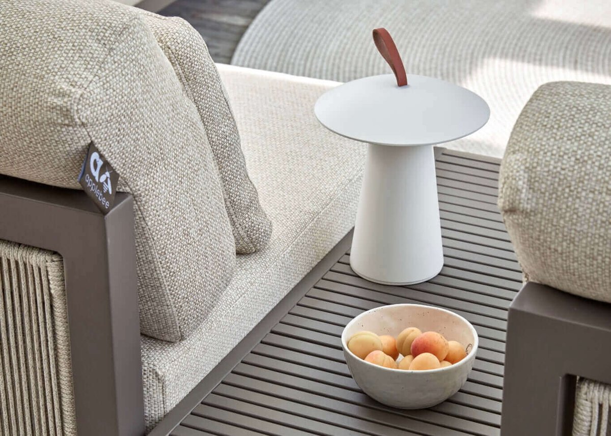 Apple Bee Santorini Rope Loungeset 5-delig Nr.2 - Links Lang