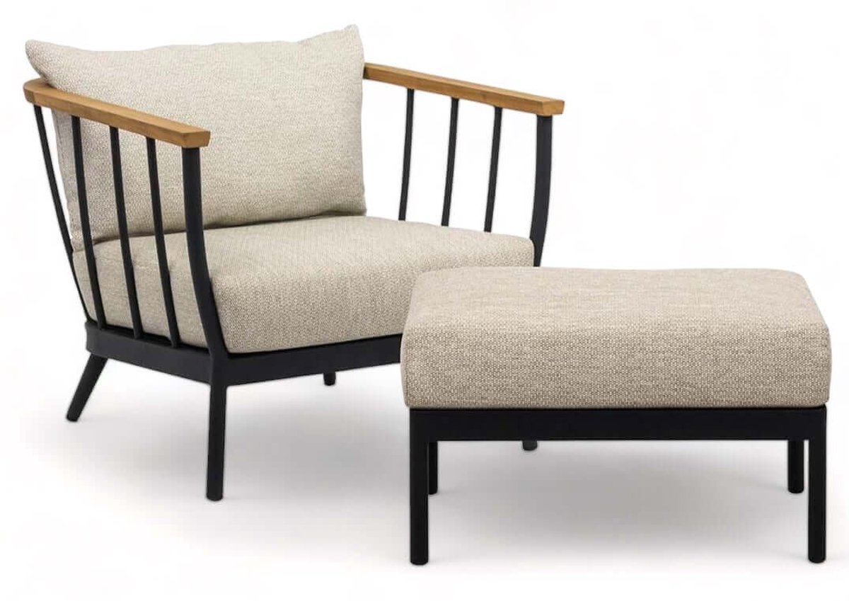 Apple Bee Condor Lounge Tuinstoel + Hocker