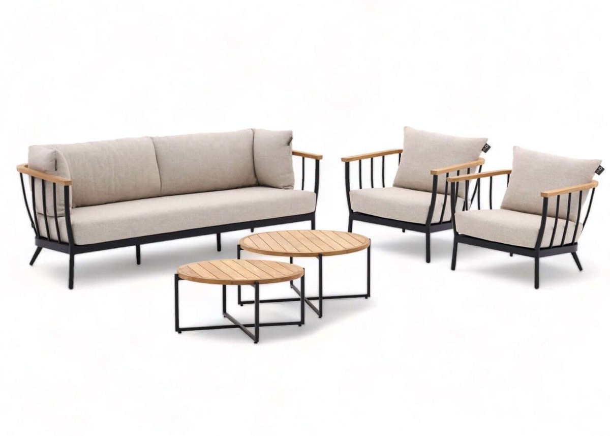 Apple Bee Condor Loungeset Nr. 6 | 5-delig | Black | BEE WETT®