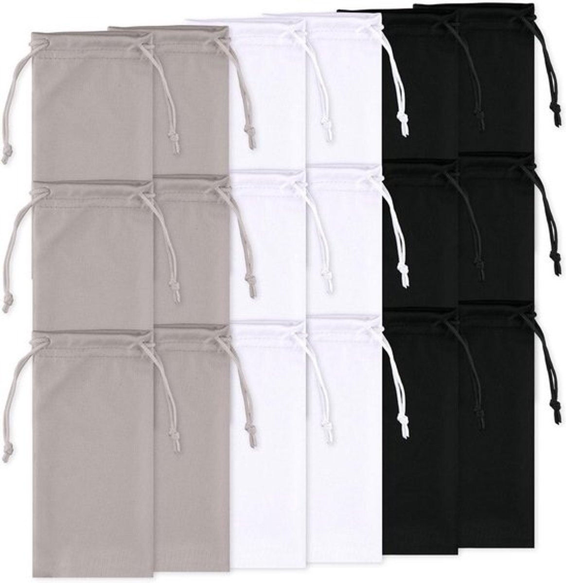 Zonnebril Pouch - Bril Tas - Veilig Opbergen - Zachte Microvezel - 18x9cm - Niet gespecificeerd