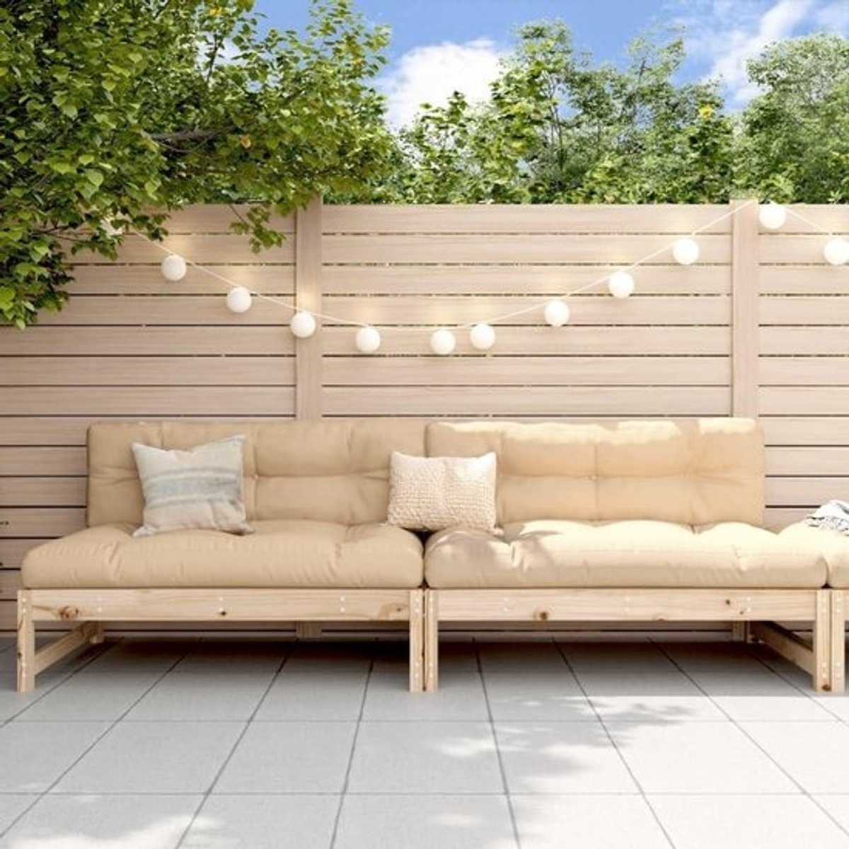 Palletbank Hout - Tuinbank Bankje - Buiten Zitten - Geslepen en Geschaafd - 120 x 80 cm - Groen