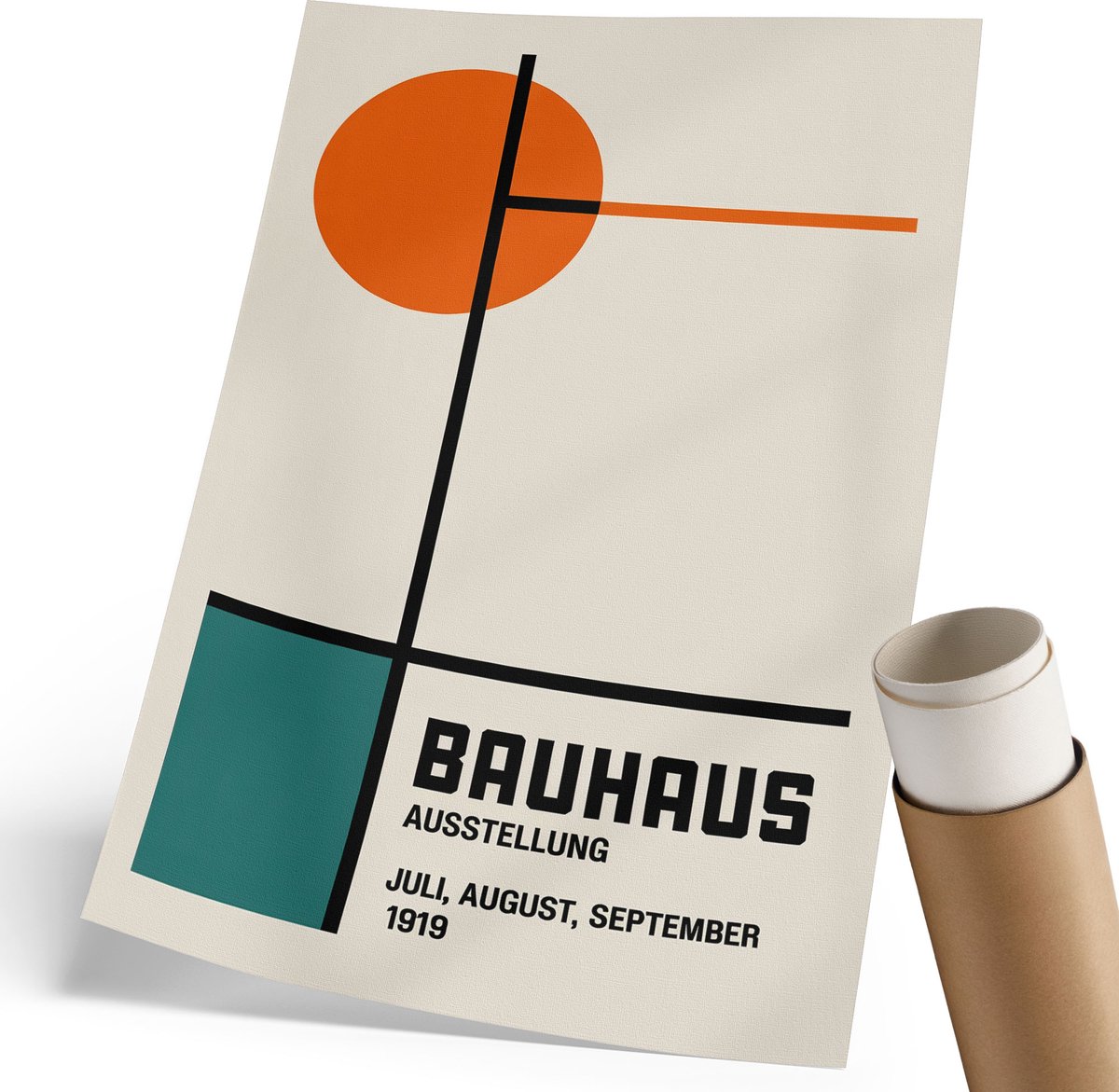 Coloray Polycanvas Wandposter - Kleurrijk Portret, Illustratie - 420 x 594 mm - Blauw Design - Rechthoek - Canvasposter - Woonkamer, Slaapkamer, Kantoor - Popcultuur