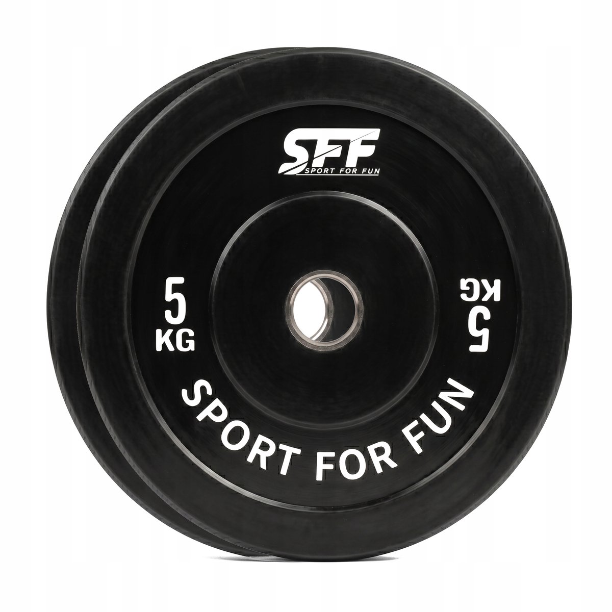 Merkloze Olympische Bumper Plates 10KG (2x5KG) - Krachttraining & Crossfit